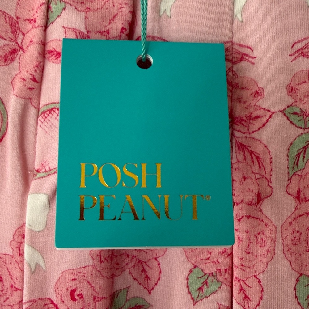 Posh Peanut Floral Pink Tennis Skort and Sweater Set - Picture 2 of 4